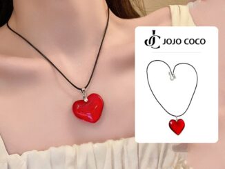Jojo COCO สร้อยคอโซ่ จี้หัวใจ โช้คเกอร์ เครื่องประดับแฟชั่น สําหรับผู้หญิง