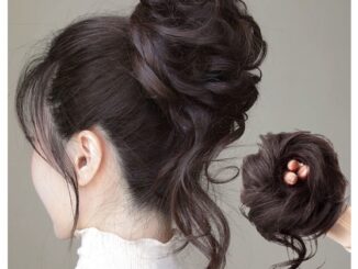 แฮร์พีช ดังโงะ ผมลอนยุ่ง วิกผมปลอม แบบยางยืดครอบ พร้อมส่ง(Dungngo-S)