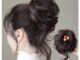 แฮร์พีช ดังโงะ ผมลอนยุ่ง วิกผมปลอม แบบยางยืดครอบ พร้อมส่ง(Dungngo-S)