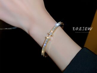 DREJEW สร้อยข้อมือ ประดับเพทาย และหัวเข็มขัด ระดับไฮเอนด์ แฟชั่นหรูหรา สไตล์เกาหลีใต้ สําหรับผู้หญิง