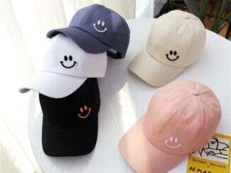 หมวกแก๊ปเบสบอล ปัก SMILEใหม่ (มี 3 สี) หมวกแก๊ป