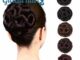 กิูเลียผมสังเคราะห์ต่อผมมวยโดนัท Chignon Updo ชิ้นวิกผมสังเคราะห์ธรรมชาติของผู้หญิง