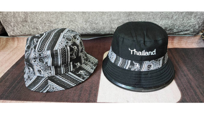 หมวกบักเก็ต หมวกใส่ 2 ด้าน "ลายช้าง ไทยแลนด์"