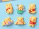 จี้เรซิ่น รูปหมีพูห์น่ารัก 10 ชิ้น