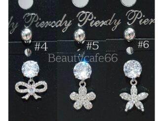 SD30 (1pc.) จิวสะดือแฟชั่นเกาหลี แพ้ง่ายใส่ได้ Surgical Steel Anti Allergic จิวสะดือ ก้านหนา 1.6 mm ยาว 10 mm.