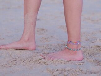 [พร้อมส่ง] สั่งความยาวได้ สร้อยข้อเท้า สร้อยข้อเท้าลูกปัด กำไลข้อเท้า anklet ไอเทมไปทะเล