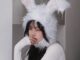 หมวกหูกระต่ายน่ารัก ผ้ากํามะหยี่ขนนิ่ม ให้ความอบอุ่น เหมาะกับฤดูใบไม้ร่วง และฤดูหนาว สําหรับเด็กผู้หญิง