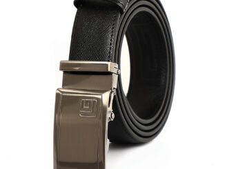 Guy Laroche เข็มขัดหนังผู้ชาย - BB51032W3BL