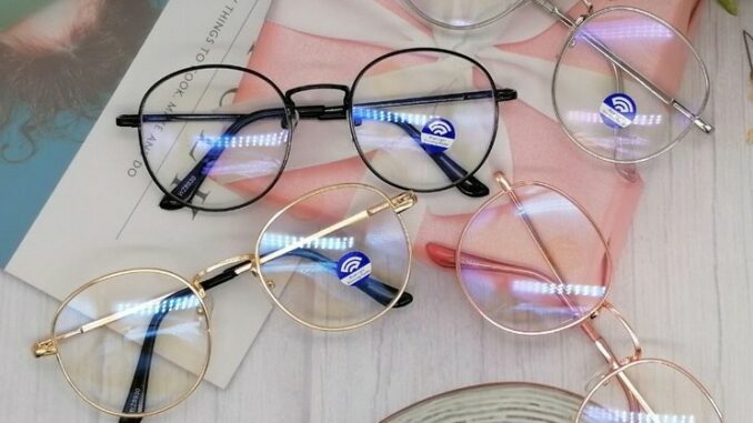 แว่นกรองแสง แว่นกันแสงสีฟ้า ทรงกลม กันUV400 N.5830