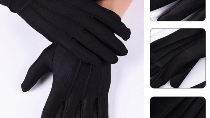 ถุงมือทักซิโด้ แบบเป็นทางการ สีดํา สีขาว เครื่องแต่งกายสําหรับฤดูหนาว ถุงมือทักซิโด้ แบบเป็นทางการ สีดํา สีขาว เครื่องแต่งกายสําหรับฤดูหนาว