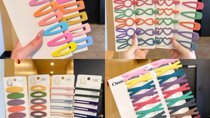 10 ชิ้น ชุดกิ๊บติดผม สําหรับผู้หญิง แฟชั่นเกาหลี ใหม่ เด็ก กิ๊บติดผม กิ๊บด้านข้าง เรียบ กิ๊บติดผม เครื่องประดับผม