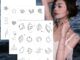 รอยสักปลอม รูปหัวใจ มีกาวในตัว แบบเรียบง่าย สําหรับตกแต่งใบหน้า DIY