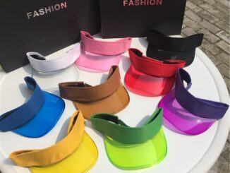 หมวกกันแดด สีโปร่งใส แฟชั่นฤดูร้อน สไตล์เกาหลี สําหรับผู้หญิง