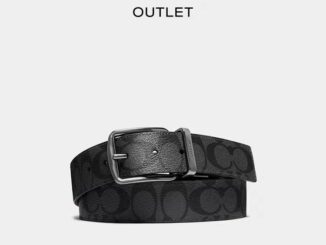 COACHเข็มขัดใส่ได้สองด้านผู้ชาย เข็มขัด 64839CQBK