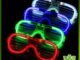 Lawan แว่นตาเรืองแสง ""มีหลอดไฟ LED"" แว่นตาเรืองแสง คริสต์มาส Luminous glasses