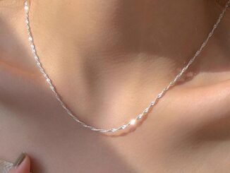 Roselife สร้อยคอโซ่เงิน S925 จี้รูปตัว Gene Helix เครื่องประดับ สําหรับผู้หญิง