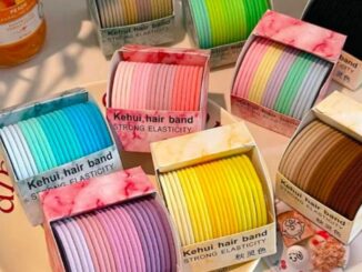 ยางรัดผมแบบเซต ยางรัดผมไร้รอยต่อแบบกล่องสีสดใส สินค้าน่ารักพร้อมส่งจากไทย