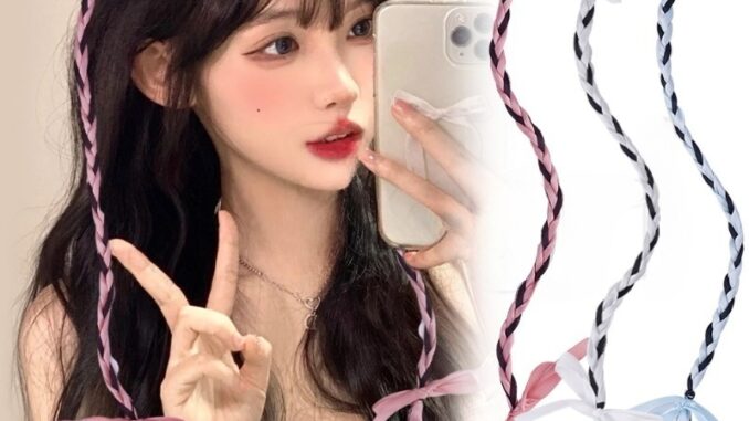 [Marvelous] กิ๊บติดผมหางม้า ริบบิ้นถักเปีย แฮนด์เมด Y2K สําหรับต่อยมวย