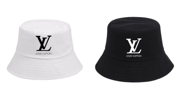 หมวกบักเก็ตLV มีสายผูกคาง แฟชั่นสุดหรูหรา พร้อมส่ง⭐️