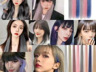 1 ชิ้น ไล่ระดับสี แขวนหู ย้อมสี วิกผม คลิป ไฮไลท์ จําลอง แฟชั่น ผู้หญิง สุภาพสตรี ยาว ตรง