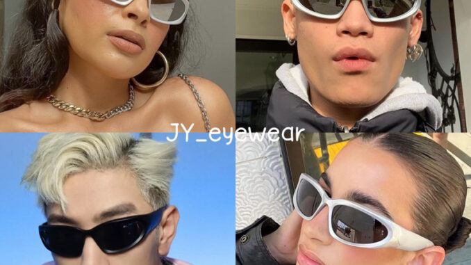 Restock!!  พร้อมส่ง แว่นกันแดด รุ่น17SG แนว Y2K สายแฟชั่น ยอดฮิต