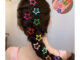 กิ๊บติดผม กิ๊บดาว ( รุ่นโลหะเคลือบสี ) กิ๊บวินเทจยุค90   1 แผง 6 อัน