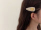 พร้อมส่งจากไทย กิ๊บติดผมแฟชั่น กิ๊บปากเป็ดตัวcลายหินอ่อนขนาด6cm. (1ชิ้น) แฟชั่นสไตลเกาหลี