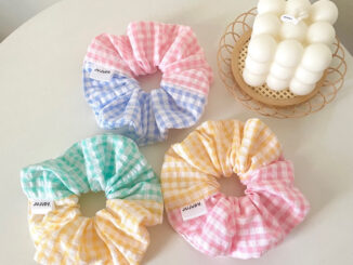 ♡ Two tone ทูโทน ♡ ยางมัดผมทูโทน ลายสก๊อต สีพาสเทลน่ารักๆ