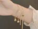 สไตล์จีน กระดิ่งขนาดเล็ก สร้อยข้อมือหยก โชคดี ลูกปัด สร้อยข้อมือ ปรับได้ สร้อยข้อมือทอง กําไลยาว พู่ สร้อยข้อมือ หรูหรา เครื่องประดับแฟชั่น ของขวัญ