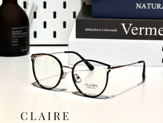 CLAIRE : รุ่น CR1 แว่นกรองแสงออกแดดเปลี่ยนสี Cara Black Pearl