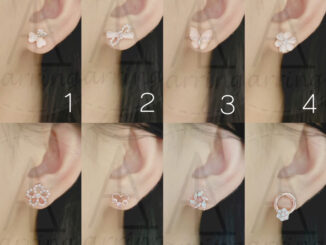 [มินิมอลสีพิงค์โกลด์61] ต่างหูมินิมอลแบบติดหู ราคาต่อ1คู่ พร้อมแป้น(ทับหลัง)แบบโลหะทุกคู่