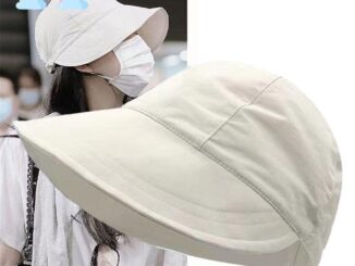 June หมวกบักเก็ต กันแดด แบบพกพา พับได้ ปรับได้ แฟชั่นฤดูร้อน