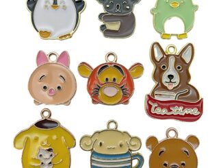 10 ชิ้น โลหะผสม หยดน้ํามัน การ์ตูนเพนกวิน หมี สุนัข หมู สัตว์ เสน่ห์ สร้อยคอ สร้อยข้อมือ จี้ DIY เครื่องประดับแฮนด์เมด