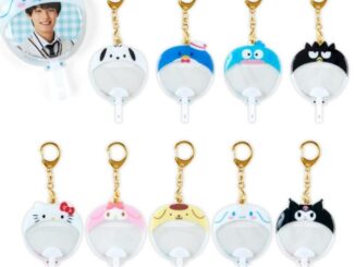 พร้อมส่ง พวงกุญแจใส่เข็มกลัด ซองใส่เข็มกลัด ลาย Sanrio ฮิตใส่เข็มกลัดรูปศิลปินไอดอลกันค่ะ สินค้านำเข้าจากญี่ปุ่นแท้