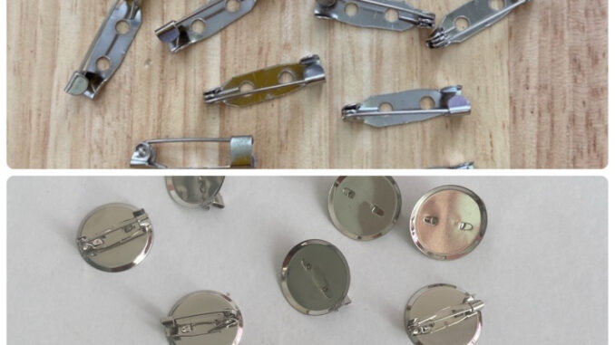 อะไหล่เข็มกลัด 10 ชิ้น อุปกรณ์ตกแต่งdiy