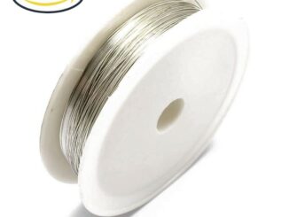1 Roll 0.5mm Iron Wire Jewelry Beading Wire String Making Silver about 7m/roll