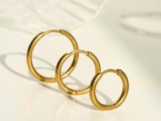 RINDA.STUDIO - Classic hoop (stainless steel) (ต่างหูห่วง)