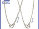 Kr silver สร้อยคอเงินแท้ลายบอลตัด ขนาด 2.5 มิล และ 2 มิล