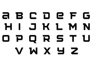 อักษร P - Z FONT NEW. B   Iron on Patches  ตัวรีดติดเสื้อ  รีดง่ายติดได้ทุกเนื้อผ้า
