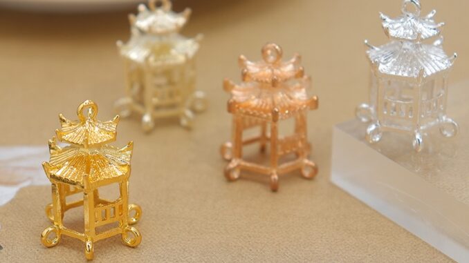 เครื่องประดับผม โลหะผสม สไตล์โบราณ diy
