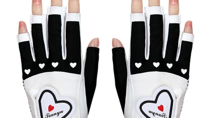 ถุงมือกอล์ฟ เปิดนิ้วมือ สัมผัสได้ ป้องกันการลื่นไถล เหมาะกับฤดูร้อน สําหรับผู้หญิง