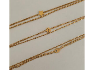 HER OBJECTIVE_HER DOUBLE CHAIN BRACELET COLLECTION