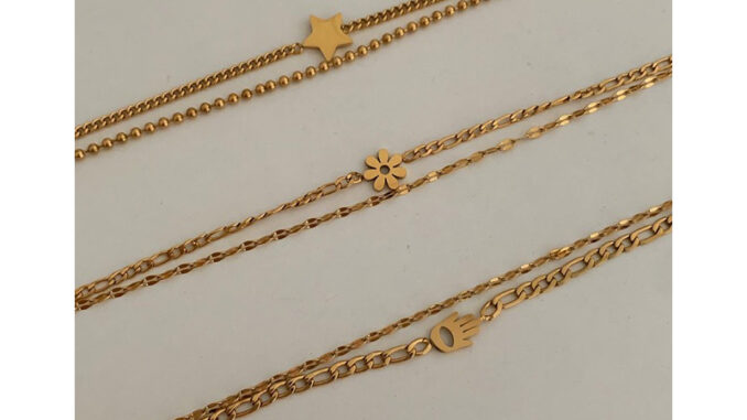 HER OBJECTIVE_HER DOUBLE CHAIN BRACELET COLLECTION