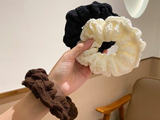 ยางรัดผม ยืดหยุ่นสูง ขนาดใหญ่ สีพื้น ระดับไฮเอนด์ 2022