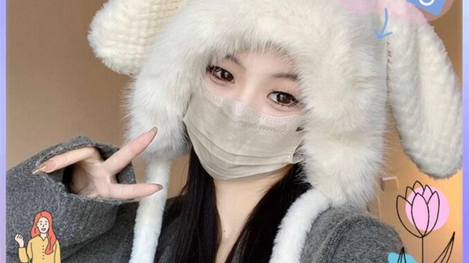 หมวกบักเก็ต ผ้าวูล แบบหนา แต่งหูกระต่ายน่ารัก ให้ความอบอุ่น แฟชั่นฤดูหนาว สําหรับผู้หญิง หมวกบักเก็ต ผ้าวูล แบบหนา แต่งหูกระต่ายน่ารัก ให้ความอบอุ่น แฟชั่นฤดูหนาว สําหรับผู้หญิง