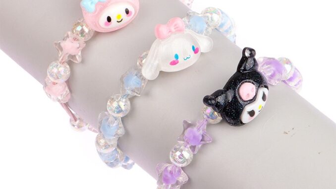 Cinnamoroll Kuromi My Melody Sanrio สร้อยข้อมือ สายหนัง ประดับคริสตัล ลายการ์ตูนน่ารัก ของเล่นคู่รัก สําหรับเด็กผู้หญิง วันเกิด Cinnamoroll Kuromi My Melody Sanrio สร้อยข้อมือ สายหนัง ประดับคริสตัล ลายการ์ตูนน่ารัก ของเล่นคู่รัก สําหรับเด็กผู้หญิง วันเกิด