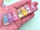 จี้เรซิ่น รูปขวดผลไม้อิโมจิ เรืองแสง DIY 10 ชิ้น