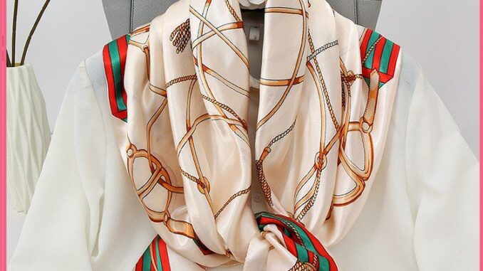 Taika ผ้าพันคอ ผ้าคลุมไหล่ สไตล์โบฮีเมียน ไหล่ ผ้าพันคอ  silk scarf