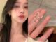 Shine Zircone ต่างหูสตั๊ด จี้รูปหัวใจ หรูหรา เครื่องประดับ สําหรับเด็กผู้หญิง