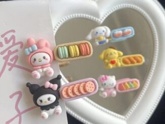 กิ๊บชีส กิ๊บติดผม น่ารัก หวานแหวว ตุ๊กตาติดกิ๊ฟ การ์ตูนสุนัข Cinnamoroll ฤดูร้อน ทั้งตัว สดใหม่ สําหรับเด็กผู้หญิง